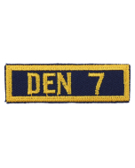 Cub Scout Den Numeral 7