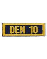 Cub Scout Den Numeral 10